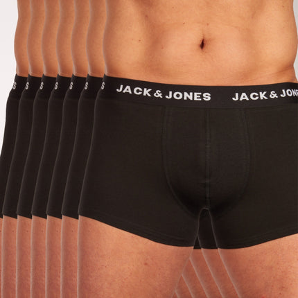 Jack & Jones short 7 pack jachuey trunks black heren 12171258-3327169 Jack & Jones boxer lot de 7 jachuey trunks black hommes
