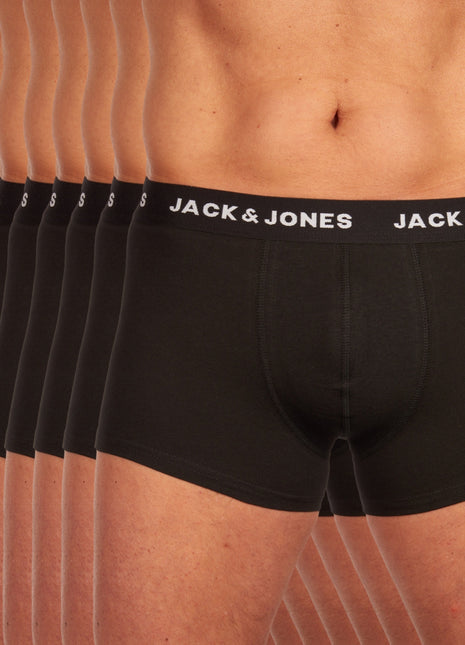 Jack & Jones short 7 pack jachuey trunks black heren 12171258-3327169 Jack & Jones boxer lot de 7 jachuey trunks black hommes