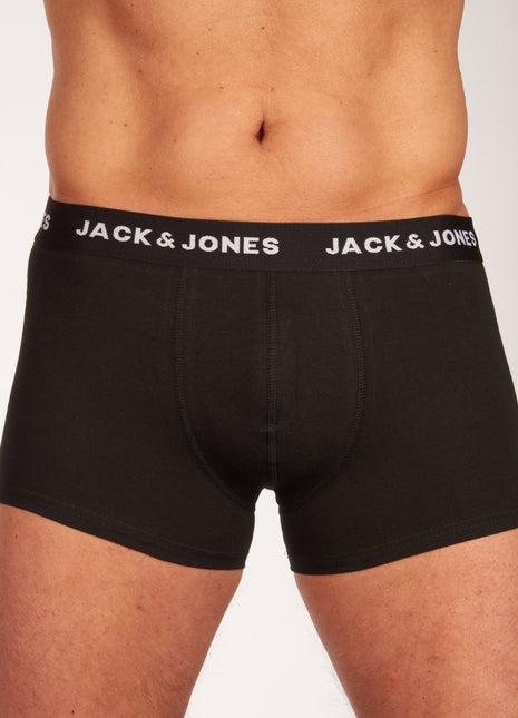 Jack & Jones short 7 pack jachuey trunks black heren 12171258-3327169 Jack & Jones boxer lot de 7 jachuey trunks black hommes