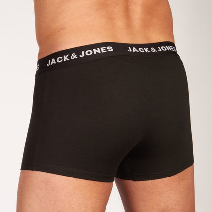 Jack & Jones short 7 pack jachuey trunks black heren 12171258-3327169 Jack & Jones boxer lot de 7 jachuey trunks black hommes
