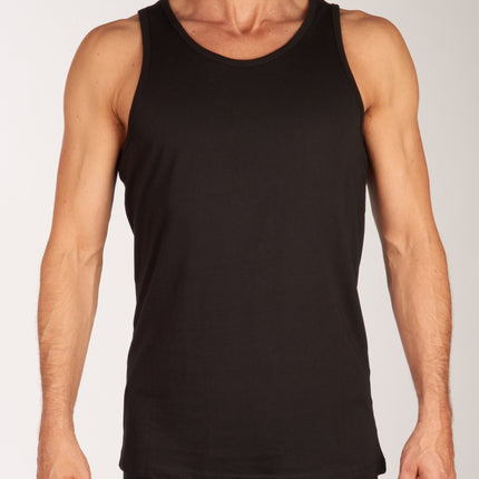 Jack & Jones singlet 2 pack jacbasic tanktop black heren 12133910-2715985 Jack & Jones débardeur lot de 2 jacbasic tanktop black hommes
