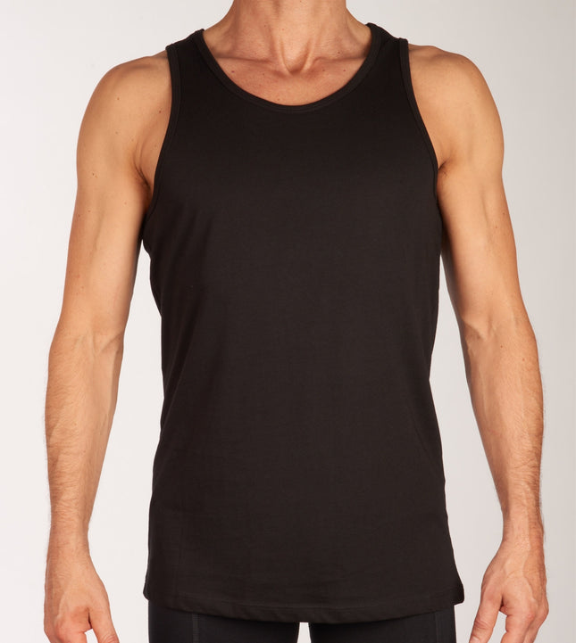 Jack & Jones singlet 2 pack jacbasic tanktop black heren 12133910-2715985 Jack & Jones débardeur lot de 2 jacbasic tanktop black hommes
