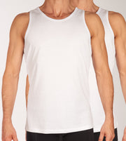 Jack & Jones singlet 2 pack jacbasic tanktop white heren