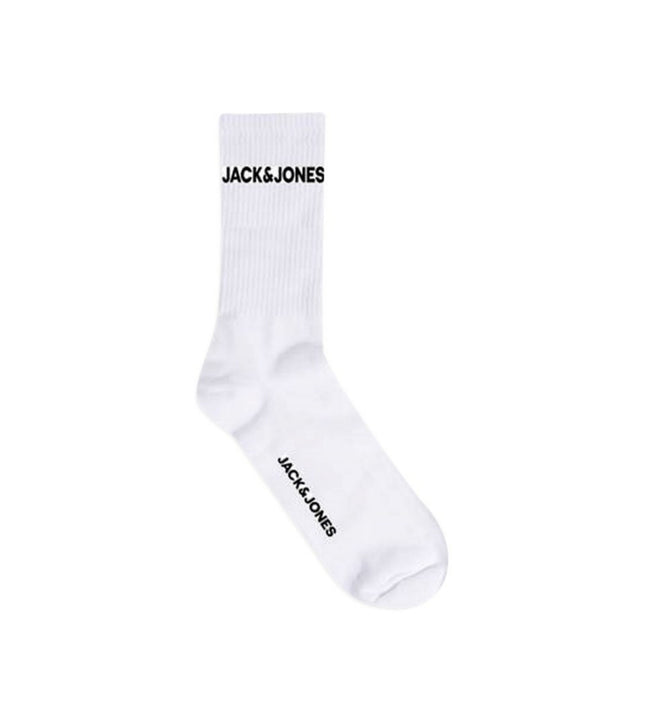 Jack & Jones sokken 5 paar jacbasic logo tennis sock white heren 12179475-3453663 Jack & Jones chaussettes 5 paires jacbasic logo tennis sock white hommes
