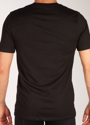 Jack & Jones t-shirt v-hals 2 pack jacbasic tee black heren 12133914-2716018 Jack & Jones t-shirt col v lot de 2 jacbasic tee black hommes
