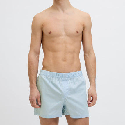 Jack & Jones wijde boxershort 5 pack jacmilano woven boxers poppy seed black / chambray blue / skyway / dusty olive heren 12281679-4811018 Jack & Jones wijde caleçon lot de 5 jacmilano woven boxers poppy seed black / chambray blue / skyway / dusty olive  