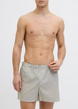 Jack & Jones wijde boxershort 5 pack jacmilano woven boxers poppy seed black / chambray blue / skyway / dusty olive heren 12281679-4811018 Jack & Jones wijde caleçon lot de 5 jacmilano woven boxers poppy seed black / chambray blue / skyway / dusty olive  