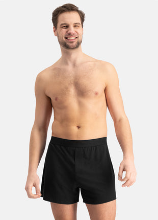 Bamboo Basics boxer lot de 3 knitted boxershorts grey blue jeans hommes