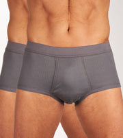 Mango slip lot de 2 1-1 rib box grey hommes