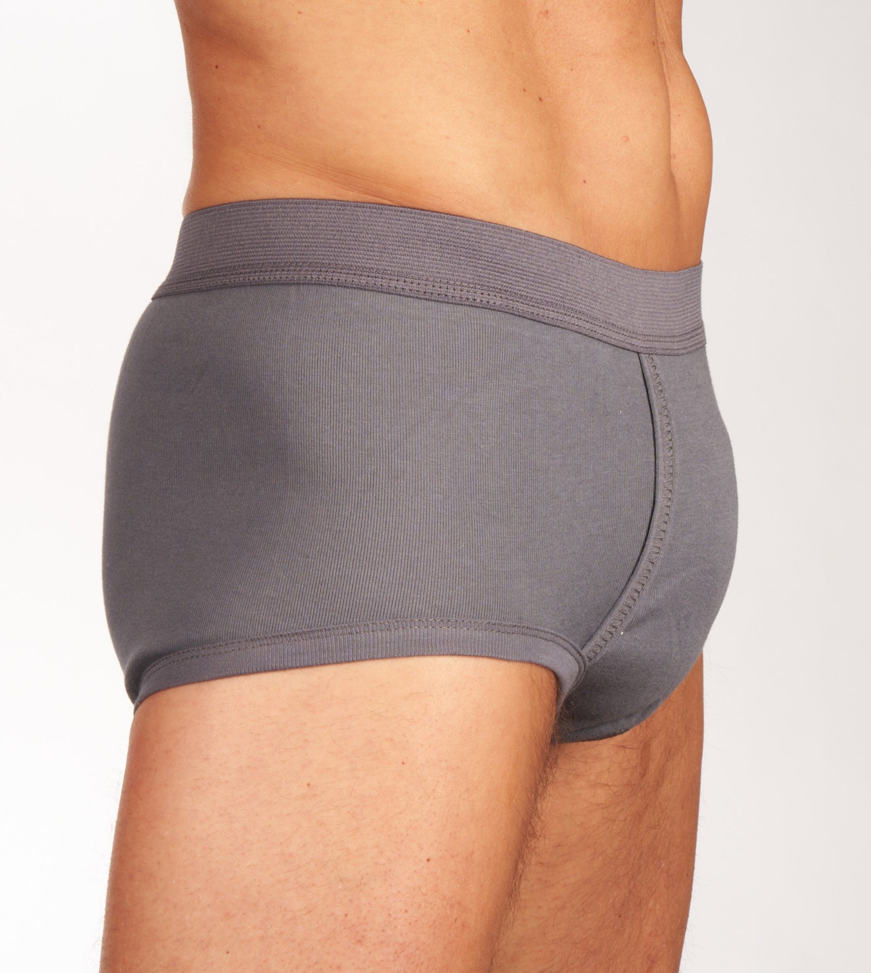 Mango slip 2 pack 1 1 rib box grey heren MyComfort24