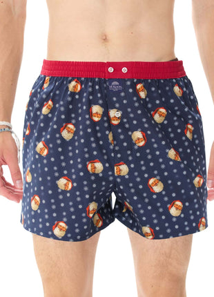 McAlson wijde boxershort christmas carol navy blue heren M5098 McAlson caleçon christmas carol navy blue hommes
