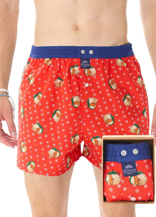 McAlson wijde boxershort christmas carol red heren M5092 McAlson caleçon christmas carol red hommes
