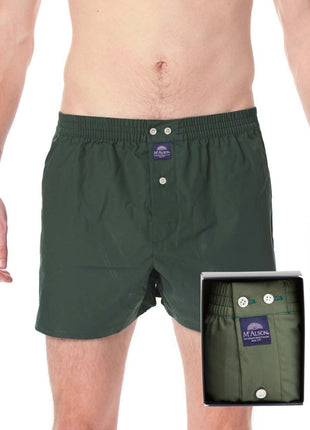 McAlson wijde boxershort classic khaki heren M0102 McAlson caleçon classic khaki hommes
