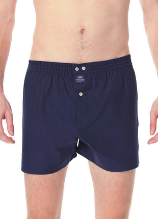 McAlson wijde boxershort classic navy blue heren M0107 McAlson caleçon classic navy blue hommes
