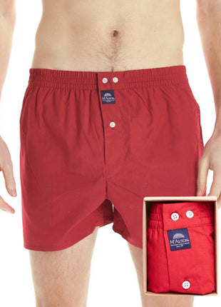 McAlson wijde boxershort classic red heren M0110 McAlson caleçon classic red hommes
