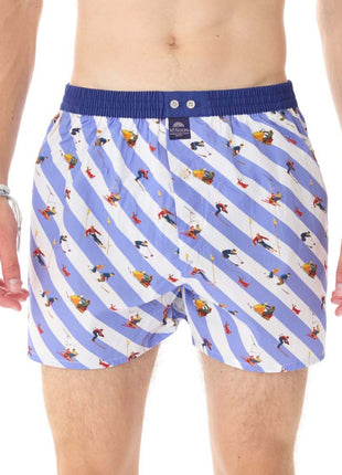 McAlson wijde boxershort down the slopes blue heren M5035 McAlson caleçon down the slopes blue hommes
