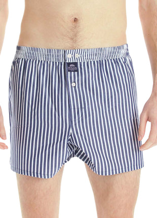 McAlson wijde boxershort striped navy blue heren M0230 McAlson caleçon striped navy blue hommes
