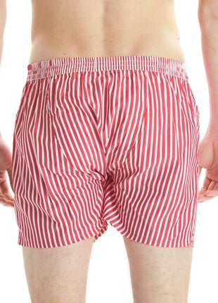McAlson wijde boxershort striped red heren M0236 McAlson caleçon striped red hommes
