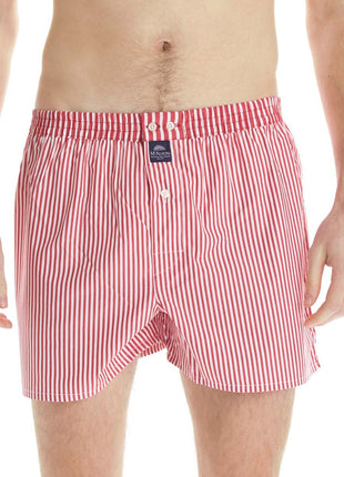 McAlson wijde boxershort striped red heren M0237 McAlson caleçon striped red hommes
