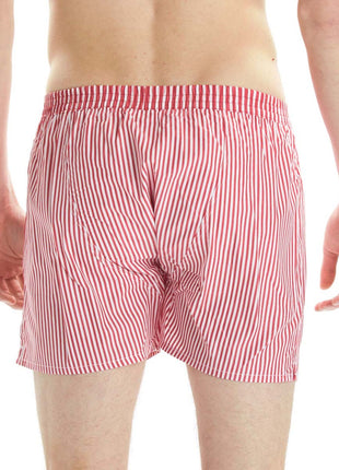 McAlson wijde boxershort striped red heren M0237 McAlson caleçon striped red hommes
