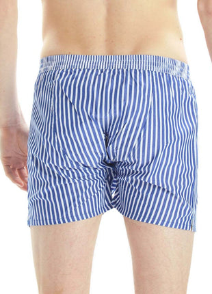 McAlson wijde boxershort striped royal blue heren M0242 McAlson caleçon striped royal blue hommes

