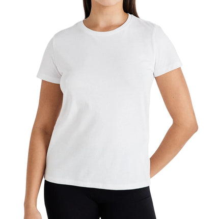 Pieces t-shirt ronde hals 2 pack pcamira tee black / bright white dames 17154618-4642521 Pieces t-shirt col rond lot de 2 pcamira tee black / bright white femmes