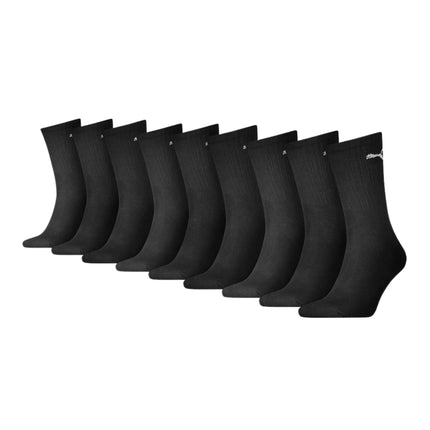 Puma sokken 9 paar crew sock black heren 701219013-001 Puma chaussettes 9 paires crew sock black hommes