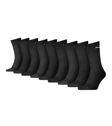 Puma sokken 9 paar crew sock black heren 701219013-001 Puma chaussettes 9 paires crew sock black hommes