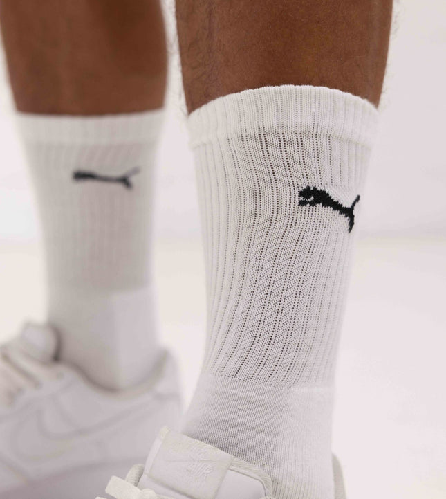 Puma sokken 9 paar crew sock white / grey / black heren 701219013-002 Puma chaussettes 9 paires crew sock white / grey / black hommes