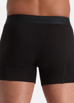 Bamboo Basics boxer lot de 3 knitted boxershorts black tonsurton hommes