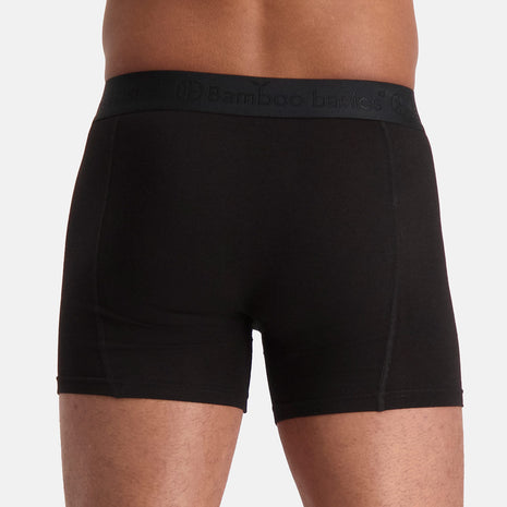 Bamboo Basics boxer lot de 3 knitted boxershorts black tonsurton hommes