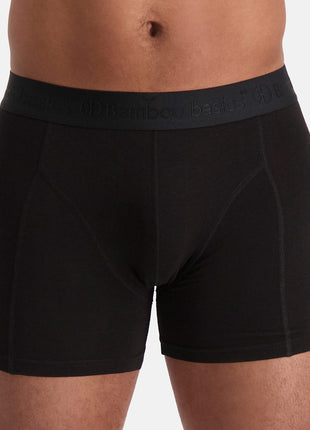 Bamboo Basics boxer lot de 3 knitted boxershorts black tonsurton hommes