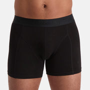 Bamboo Basics short 3 pack boxershorts en tricot noir ton sur ton homme