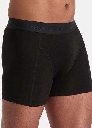 Bamboo Basics boxer lot de 3 knitted boxershorts black tonsurton hommes
