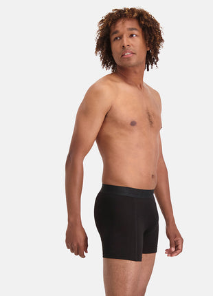 Bamboo Basics boxer lot de 3 knitted boxershorts black tonsurton hommes