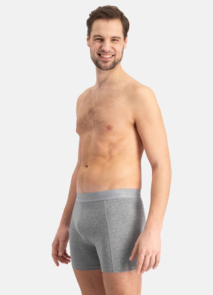 Bamboo Basics boxer lot de 3 knitted boxershorts grey blue jeans hommes