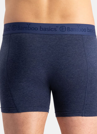 Bamboo Basics boxer lot de 3 knitted boxershorts grey blue jeans hommes