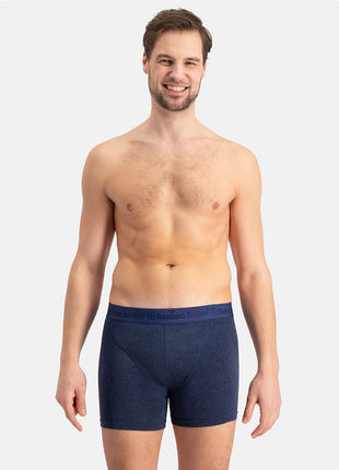 Bamboo Basics boxer lot de 3 knitted boxershorts grey blue jeans hommes
