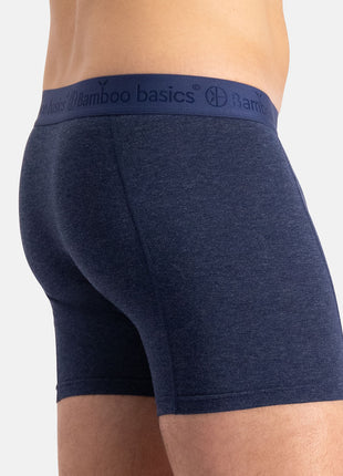 Bamboo Basics boxer lot de 3 knitted boxershorts grey blue jeans hommes