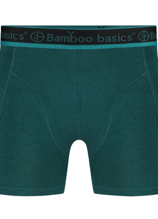 Bamboo Basics short 3 pack knitted boxershorts teal heren