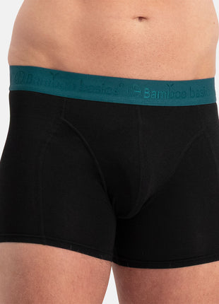 Bamboo Basics short 3 pack knitted boxershorts teal heren
