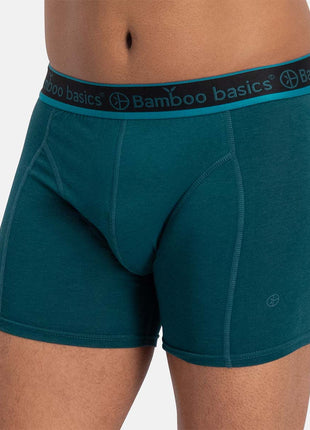 Bamboo Basics short 3 pack knitted boxershorts teal heren