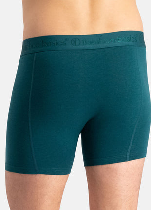 Bamboo Basics short 3 pack knitted boxershorts teal heren