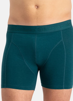 Bamboo Basics short 3 pack knitted boxershorts teal heren