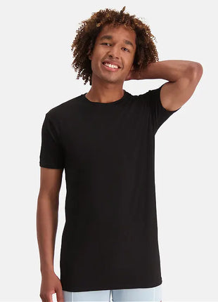 Bamboo Basics t-shirt coupe longue col rond lot de 2 blanc optique homme