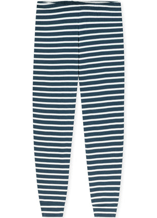 Schiesser pyjama lange gestreepte broek casual essentials midnight blue dames