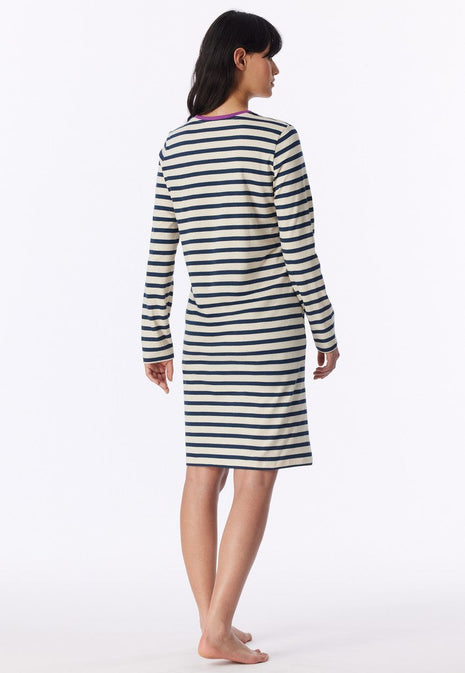 Schiesser nightshirt 1/1 casual essentials seasalt dames - afbeelding 2