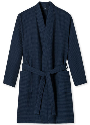 Peignoir Schiesser Essentials bleu foncé Hommes