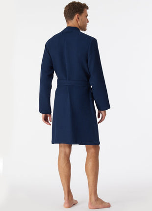 Peignoir Schiesser Essentials bleu foncé Hommes