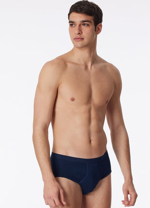 Schiesser slip 2 pack original classics 1-1 rib sports briefs navy heren